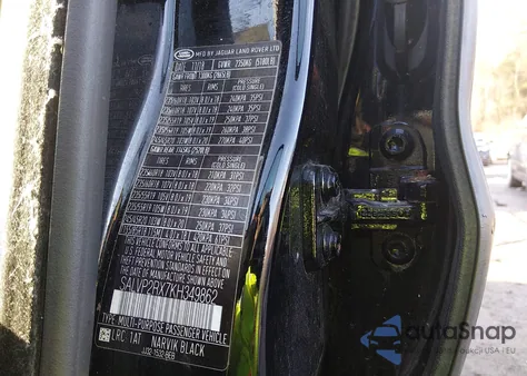 2019 Land Rover Range Rover Evoque Se/Se Premium from USA, damaged, VIN SALVP2RX7KH349862